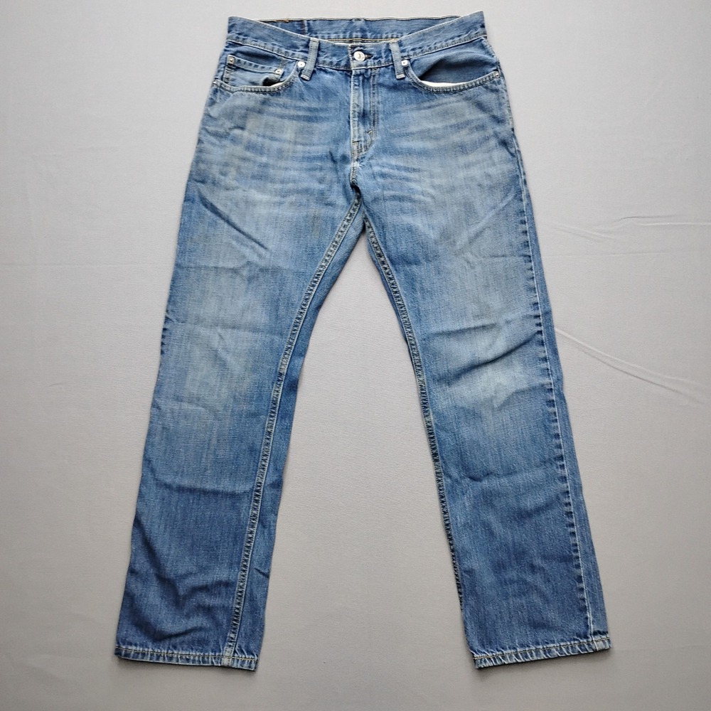 Levis 514 Straight Fit Jeans Mens 32x30 Medium Wash Blue Denim 045140354